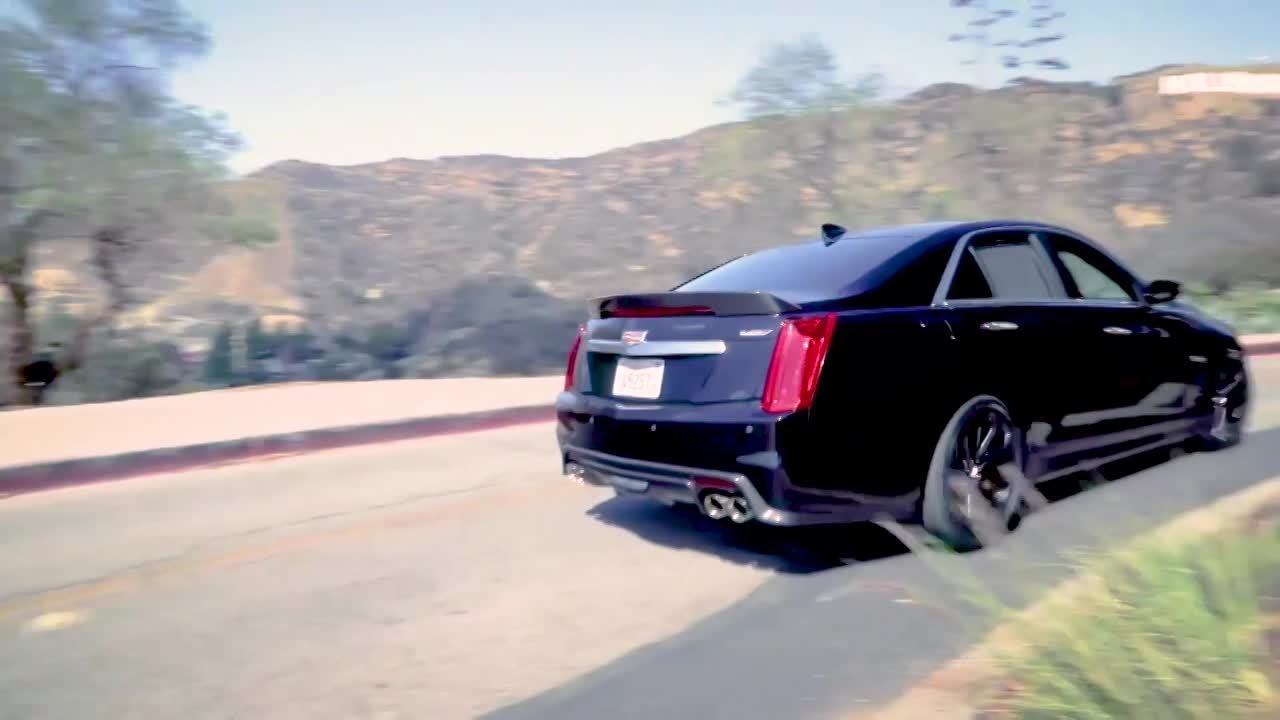 Im Cadillac CTS-V durch Los Angeles