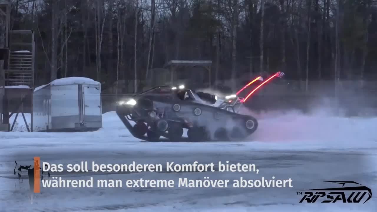 Der Ripsaw Luxus-Panzer: Das protzigste Auto der Welt