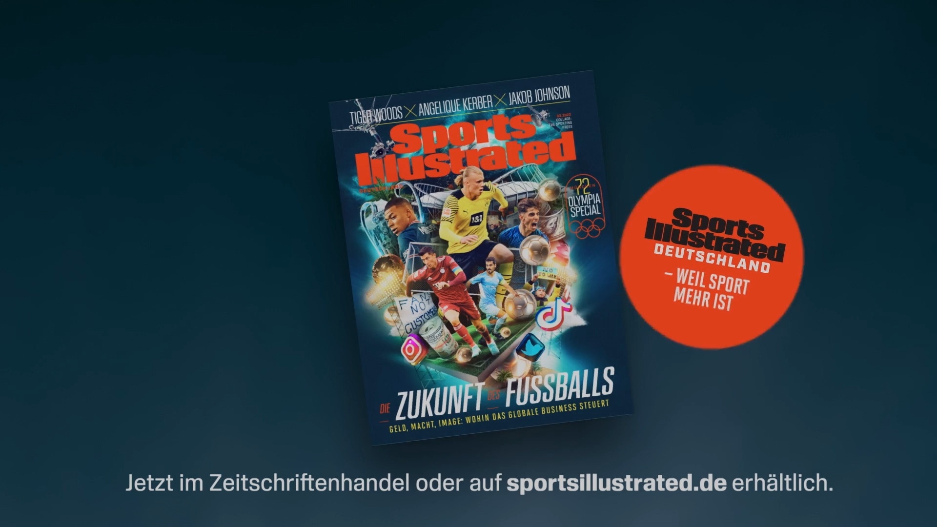 Die neue Ausgabe von Sports Illustrated mit der Titelstory zur Zukunft des Fußballs ist jetzt erhältlich.