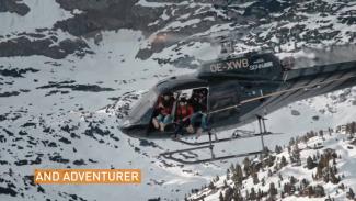 Mit MySnap im Helikopter über die Alpen