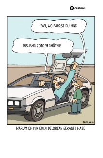 Perscheid Comic, DeLorean Zeitreise