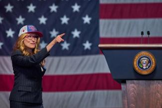 Meryl Streep als US-Präsidentin in der Satire „Don’t Look Up“