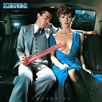 Cover des Scorpions-Albums „Lovedrive“ von Designer Storm Thorgerson