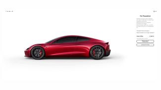 Tesla Roadster Homepage