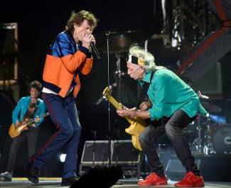 Mick Jagger und Keith Richards 