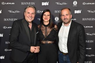 Playboy-Chefredakteur Florian Boitin mit Miriam Baum (BCN) und Mann Manuel Baum