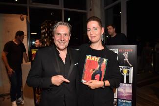 Playboy-Chefredakteur Florian Boitin und Nadine Dinter