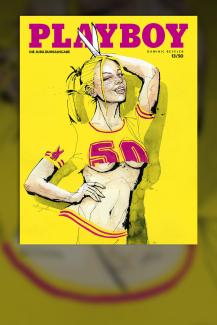 50 Jahre Playboy Deutschland – Die große Jubiläumsausgabe mit dem Cover gestaltet von Dominic Beyeler