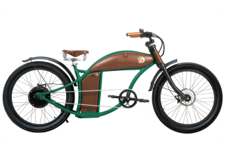 Inspiriert von den legendären Café-Racer-Bikes der 1960er-Jahre entwarf die Firma RAYVOLT den CRUZER.
