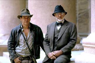 Harrison Ford und Sean Connery