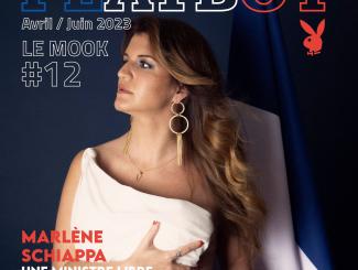 Politikerin Marlène Schiappa auf dem Cover des französischen Playboy