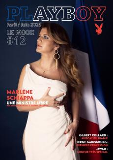 Politikerin Marlène Schiappa auf dem Cover des französischen Playboy