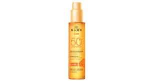 „Sonnenöl Gesicht & Körper SPF 50“ von Nuxe
