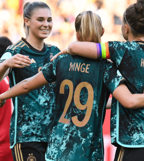 Die DFB-Frauen beim Testspiel vor der WM 2023