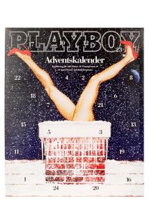 Playboy-Adventskalender 2023 mit 24 feinen Schokotalern und Bildern von 24 Traumfrauen