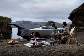 Der Tesla Cybertruck als Camping-Mobil