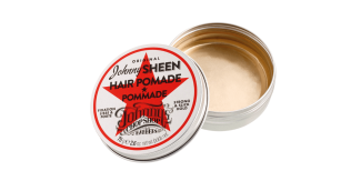 Styling der Trendfrisur Low Taper für Männer: „Hair Pomade Johnny Sheen“ von Johnny's Chop Shop